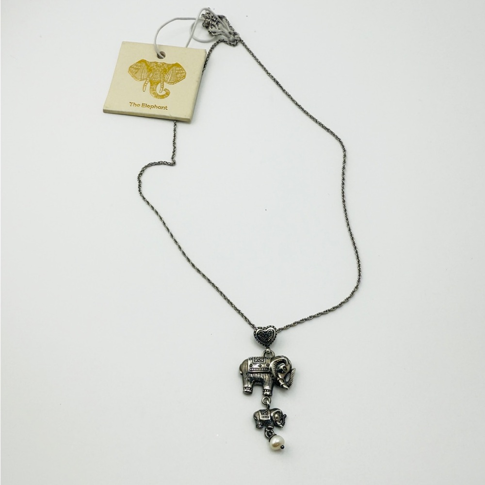 Annika Witt Bali Sterling Silver Good Luck Elephant Necklace - Picture 3 of 13